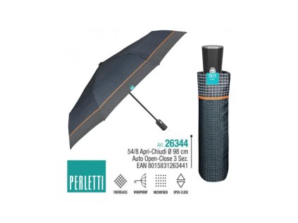 perletti time pansky plnoautomaticky dazdnik scozzese 26344