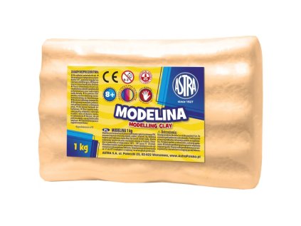 modelovacia hmota do rury astra modelina karamelova 1kg 304118004