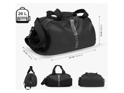 univerzalna prirucna taska do lietadla perletti travel ryanair nero 14238