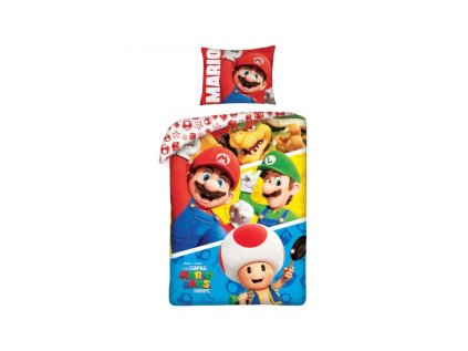 obojstranne bavlnene obliecky halantex super mario 140 20070 90 smm003bl