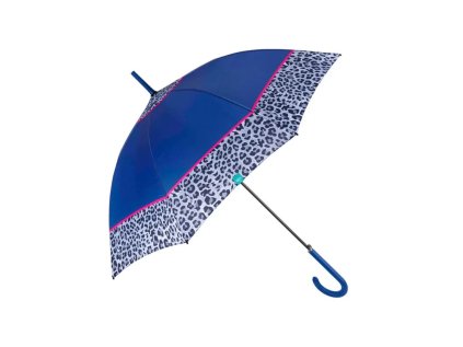 perletti time damsky palicovy dazdnik bordo leopardo modry 26255