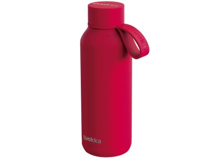 quokka solid nerezova flasa termoska s putkom cherry red 510ml 40185
