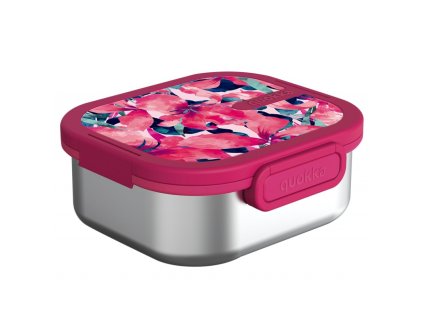 quokka kai nerezova nadoba na jedlo pink bloom 40242
