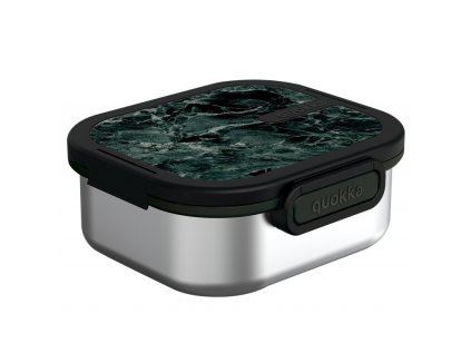 quokka kai nerezova nadoba na jedlo black marble 40244
