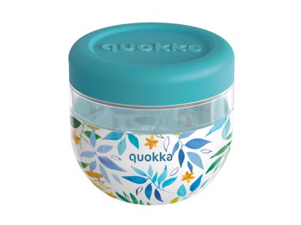 quokka bubble plastova nadoba na jedlo watercolor leaves 770ml 40136