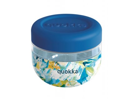 quokka bubble plastova nadoba na jedlo blue peonies 500ml 40124