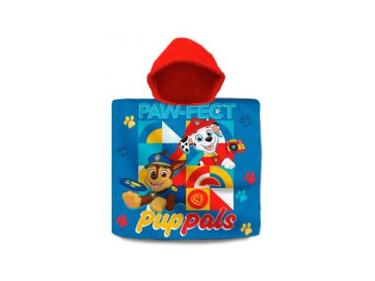 bavlnene ponco 60 120cm paw patrol pw19924