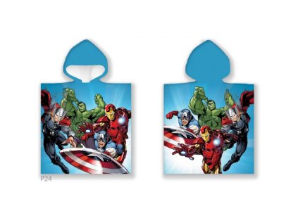 bavlnene ponco 55 110cm carbotex avengers av2295008