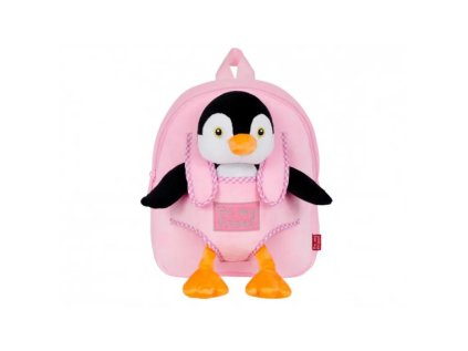 detsky plysovy batoh s odnimatelnou hrackou perletti toys tucniak 13078