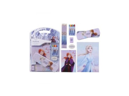 stationery set disney frozen 16ks zapisniky peracnik pastelky voskovky 2100003563