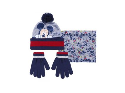 zimny set v darcekovom baleni ciapka nakrcnik rukavice mickey mouse 2200007991