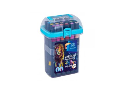 astrapen obojstranne umelecke fixky 24ks mix farieb 207023013