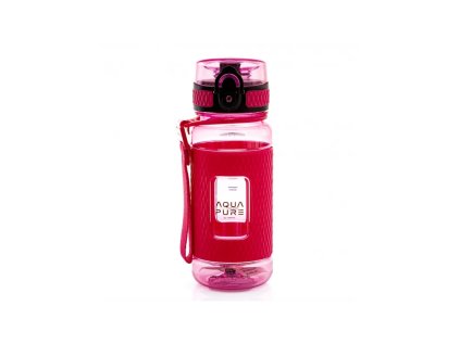 zdrava flasa aqua pure 400 ml neon pink 511023007