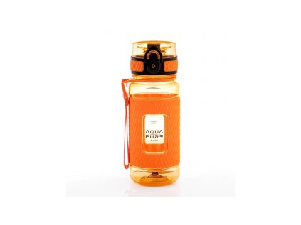 zdrava flasa aqua pure 400 ml neon orange 511023008