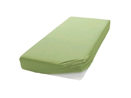 carbotex postelne prestieradlo plachta jersey svetlo zelena 180 200cm mmt04