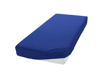 carbotex postelne prestieradlo plachta jersey namornicka modra 180 200cm mmt33