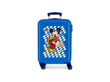 luxusny detsky abs cestovny kufor mickey mouse good mood 55x38x20cm 34l 4641465