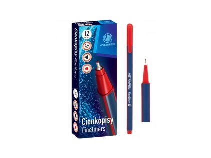 astrapen liner 04mm cerveny 202023007