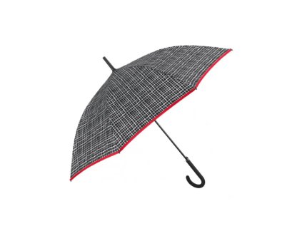 damsky automaticky dazdnik perletti time bianco e nero 26367