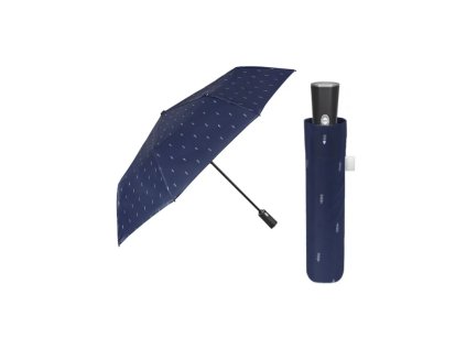 time pansky plnoautomaticky dazdnik skladaci geometrico modry 26401