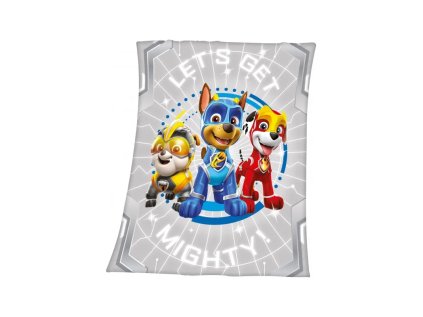detska flisova deka 130 160cm herding paw patrol