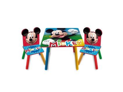 detsky dreveny stolik 2 stolicky mickey mouse wd14004