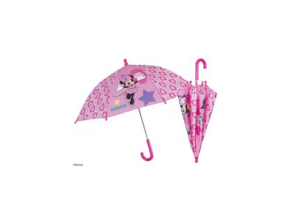 detsky dazdnik minnie mouse pink 50136