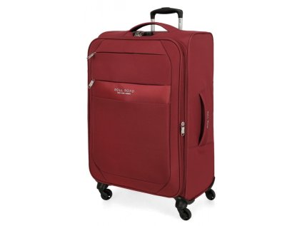 textilny cestovny kufor roll road royce red cerveny 76x48x29cm 93l 5019324 large