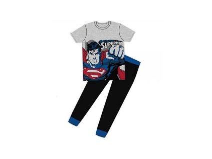 panske bavlnene pyzamo superman