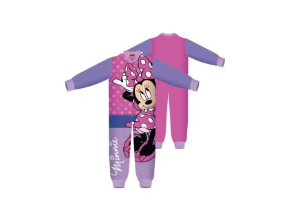flisovy overal na spanie minnie mouse wd14046