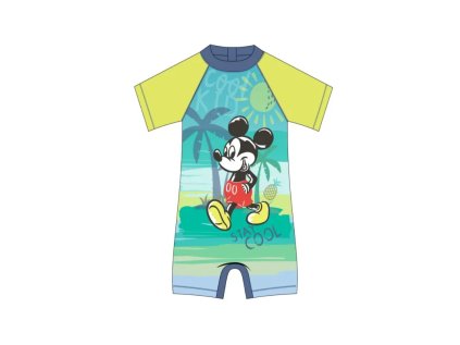 plavkovy overal s uv ochranou mickey mouse