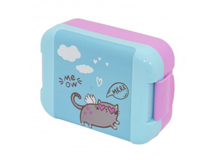 plastovy box na desiatu aqua pure meow 511025010
