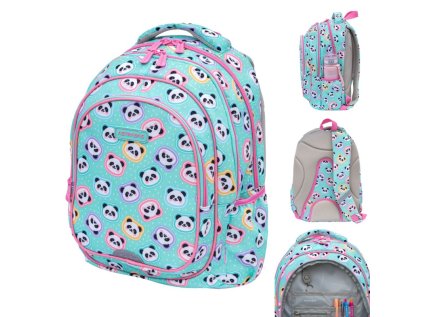 skolsky batoh astrabag minty pandas ab300 502025011