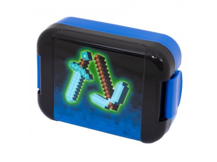 plastovy box na desiatu aqua pure blue pixel 511025004