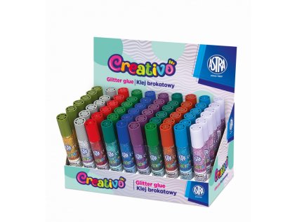 glitrove lepidlo s trblietkami creativo mix farieb 1x105ml 332114001