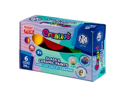 farby na sklo a keramiku astra creativo 620 ml 301124006