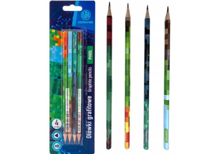 4ks obycajna hb ceruzka astrapen pixel blister 206023011