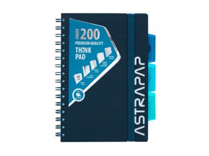 poznamkovy blok s rozdelovacmi 200 stran a5 80g m2 astrapap 104023005