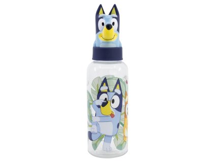 detska flasa s 3d figurkou bluey 560 ml 10109
