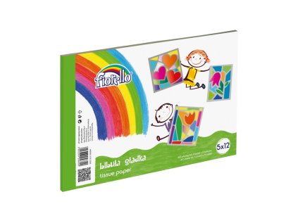 hodvabny papier a4 fiorello 12 farieb 5 listov