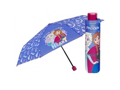 dievcensky skladaci dazdnik perletti kids disney frozen 50260