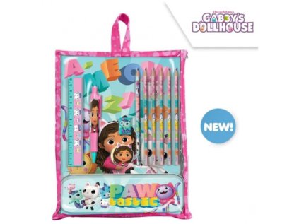 stationery set sada na pisanie gabbys dollhouse gd00062