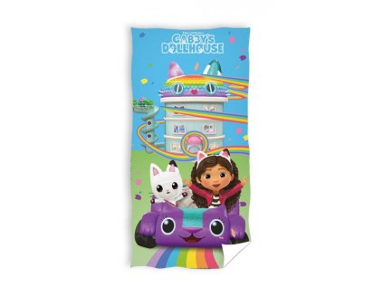 bavlnena osuska 70 140cm carbotex gabbys dollhouse gdh235013 r