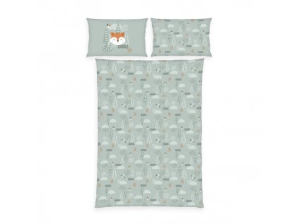 detske flanelove obliecky do postielky herding nordic forest 100 13540 60