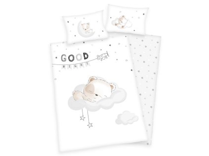 detske bavlnene obliecky do postielky herding maly macko 100 13540 60