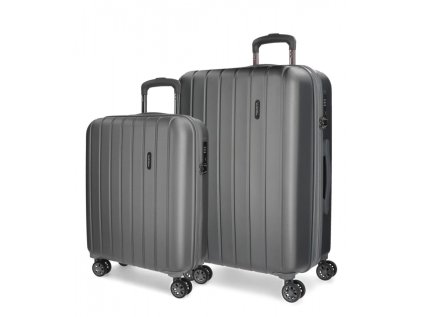 movom wood antracite sada luxusnych abs cestovnych kufrov 65cm 55cm 5318962