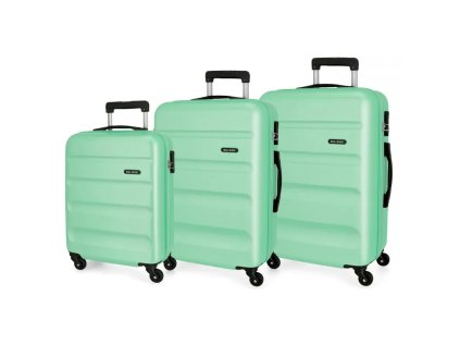 roll road flex turquesa sada abs cestovnych kufrov 55 65 75cm 584946b