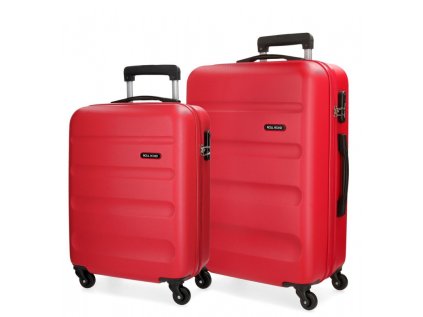 roll road flex red sada abs cestovnych kufrov 55 65cm 5849564