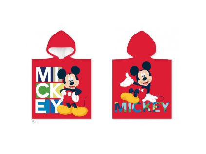 bavlnene ponco 55 110cm carbotex mickey mouse mm2295102
