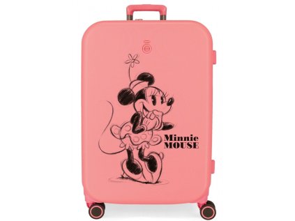 abs cestovny kufor minnie mouse happines coral 70x48x28cm 79l 3669222 medium exp